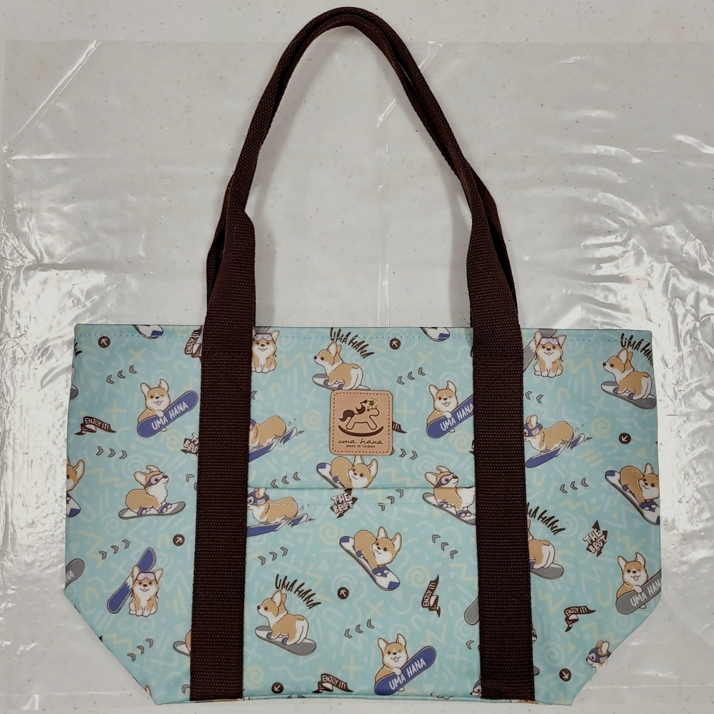 Waterproof Corgi Dumpling Tote Shoulder Bag Purse - Picture 7 of 12